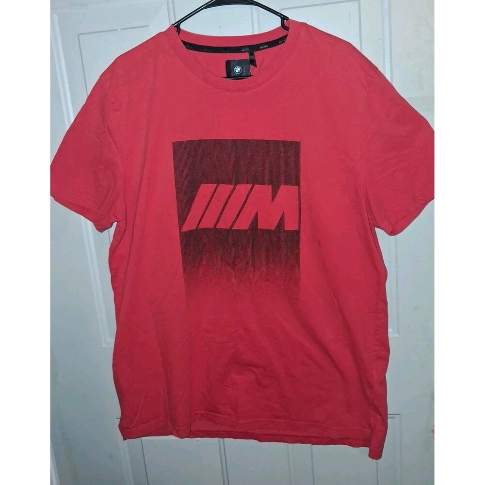 Official BMW M Collection Men's Red T-Shirt - Size XXL (Made in Portugal)